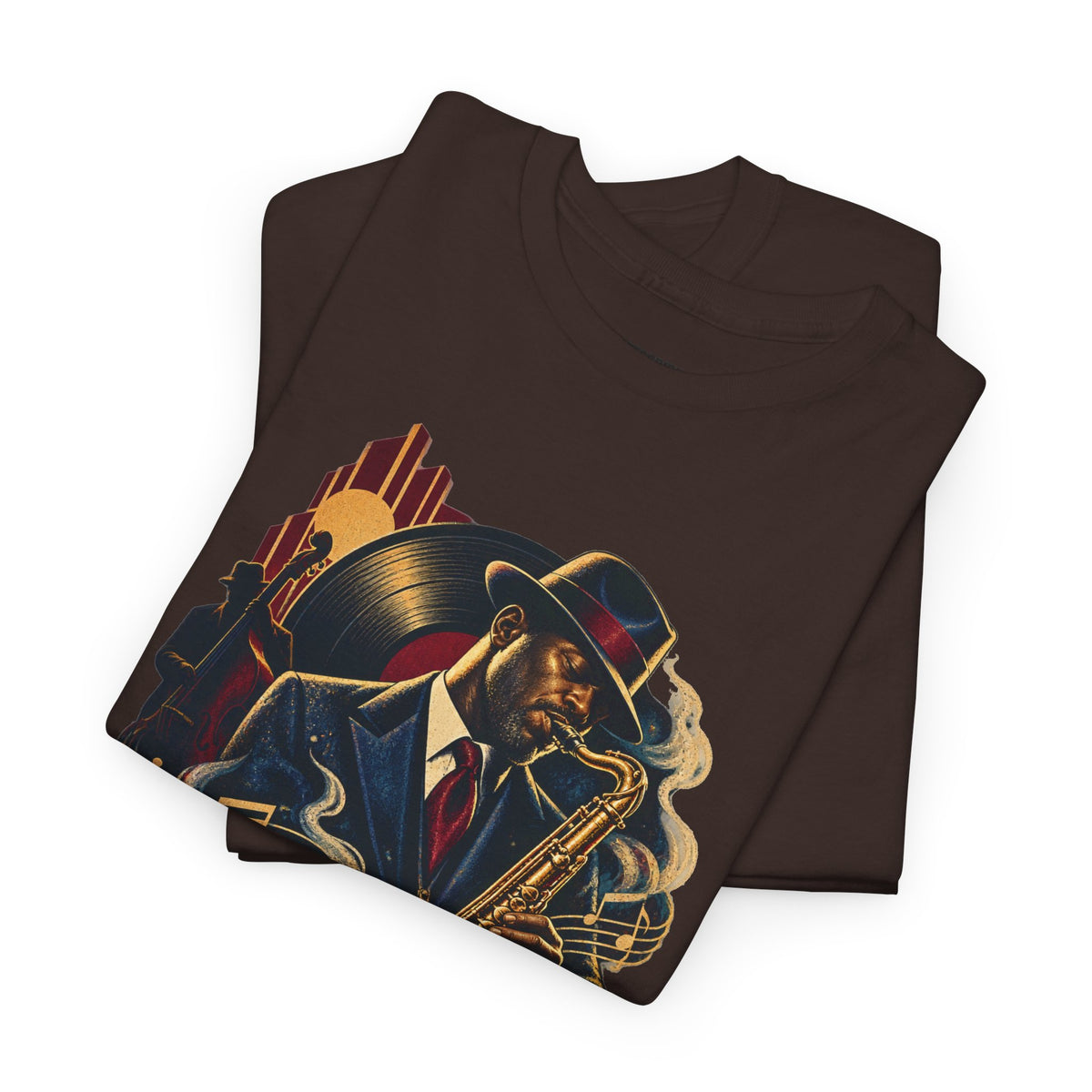 Saxophone Jazz Musician T-Shirt — Vintage Sax Player Tee