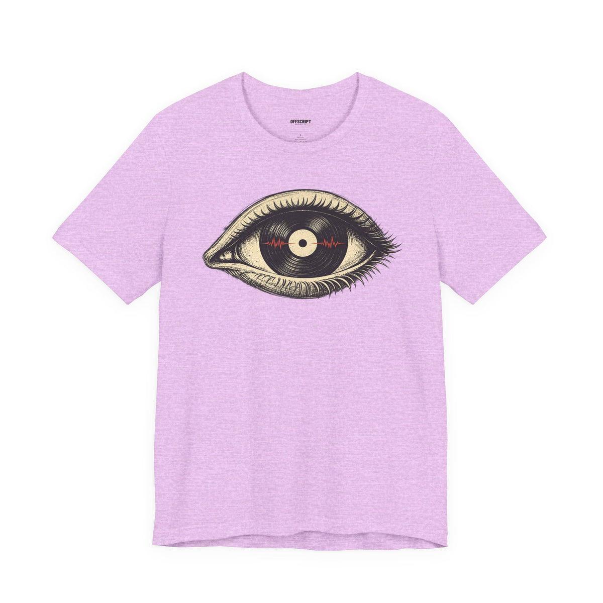 Graphic Tee — Vintage Vinyl Eye Illustration T‑Shirt