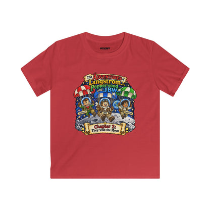 Kids Tee — The Adventures of Langstrom, Pepperwood & JBW: Chapter 2 "This Was The Moon"