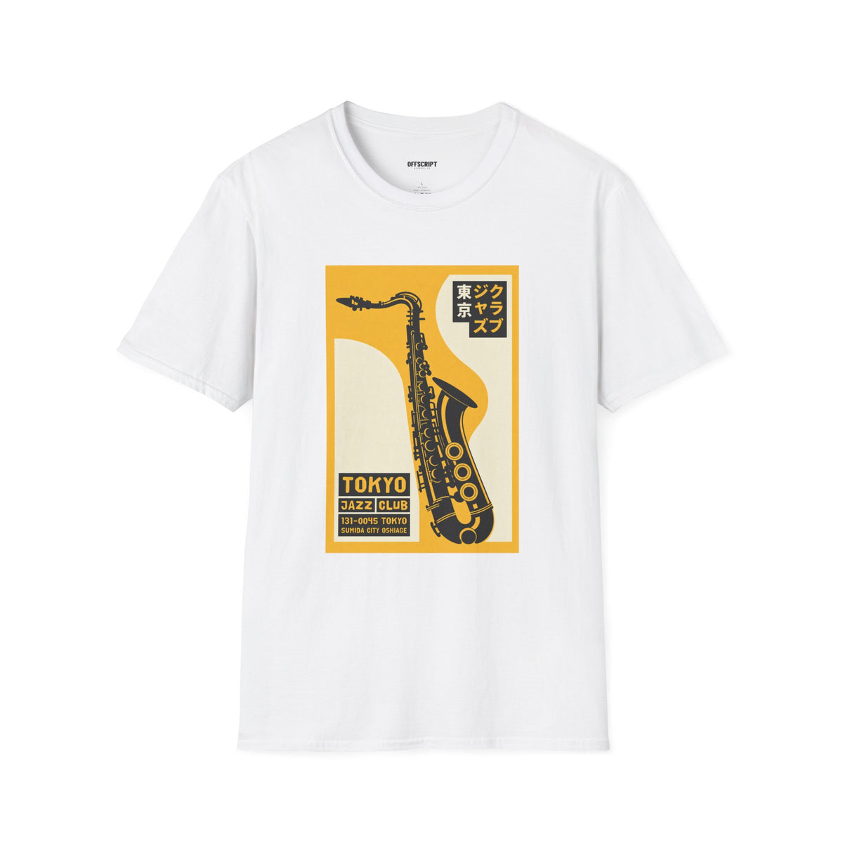 Tokyo Jazz Club Saxophone Poster T-Shirt