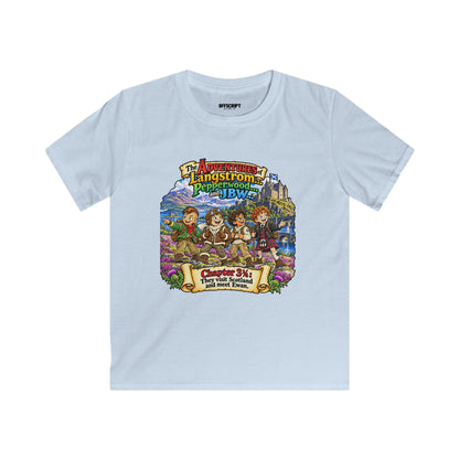 Kids Adventure Tee — 'The Adventures of Langstrom & Pepperwood' Illustrated Storybook Shirt