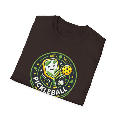 Pickleball Retro Crest T-Shirt — 'Pickleball' Vintage Logo Tee