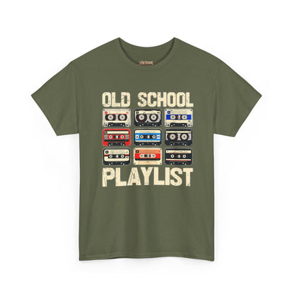 Old School Playlist Cassette Tape T-Shirt