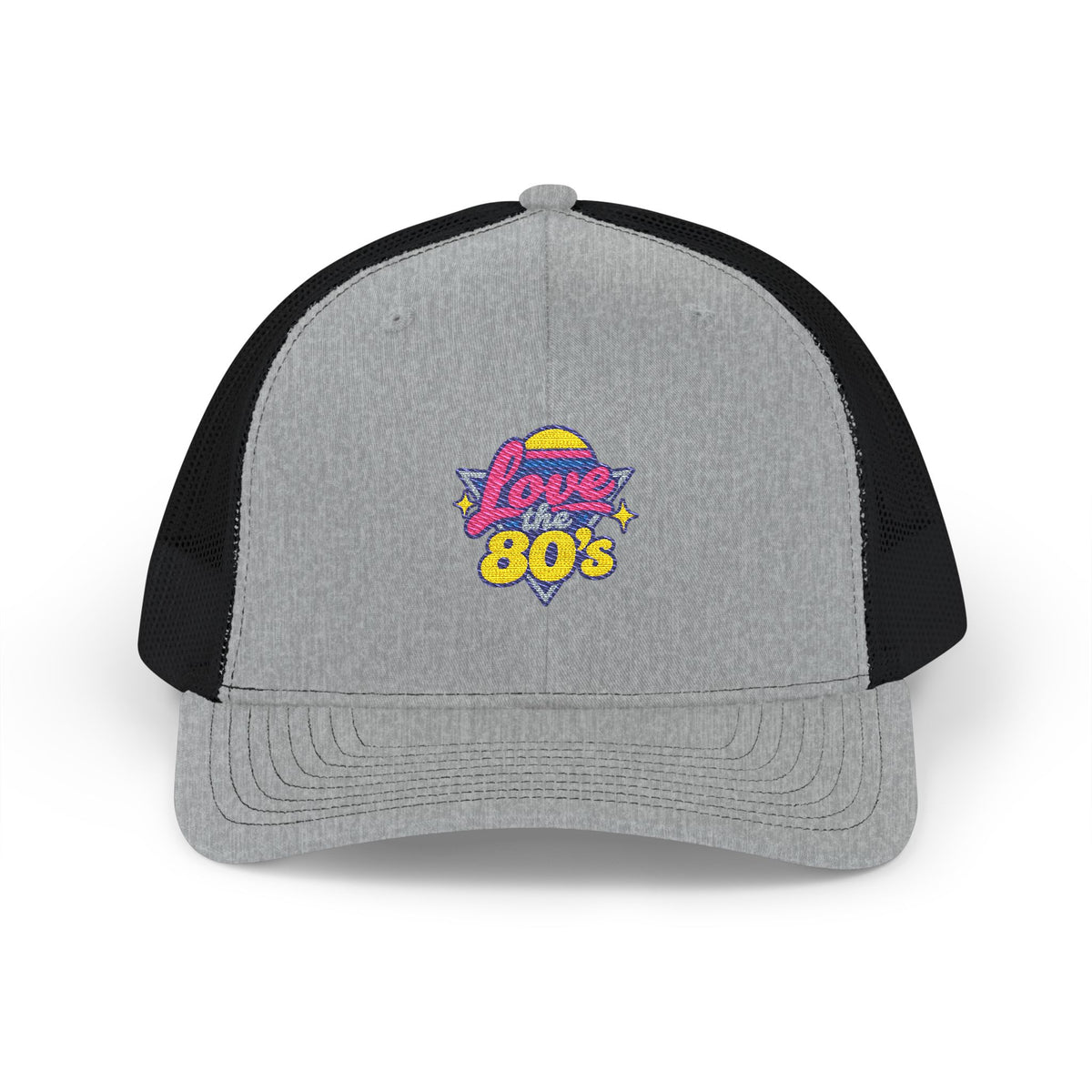 80s Retro Trucker Cap — ‘Love the 80s’ Vintage Neon Snapback