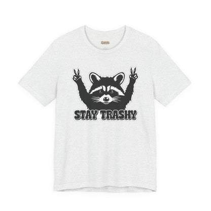 Stay Trashy Raccoon Graphic T-Shirt
