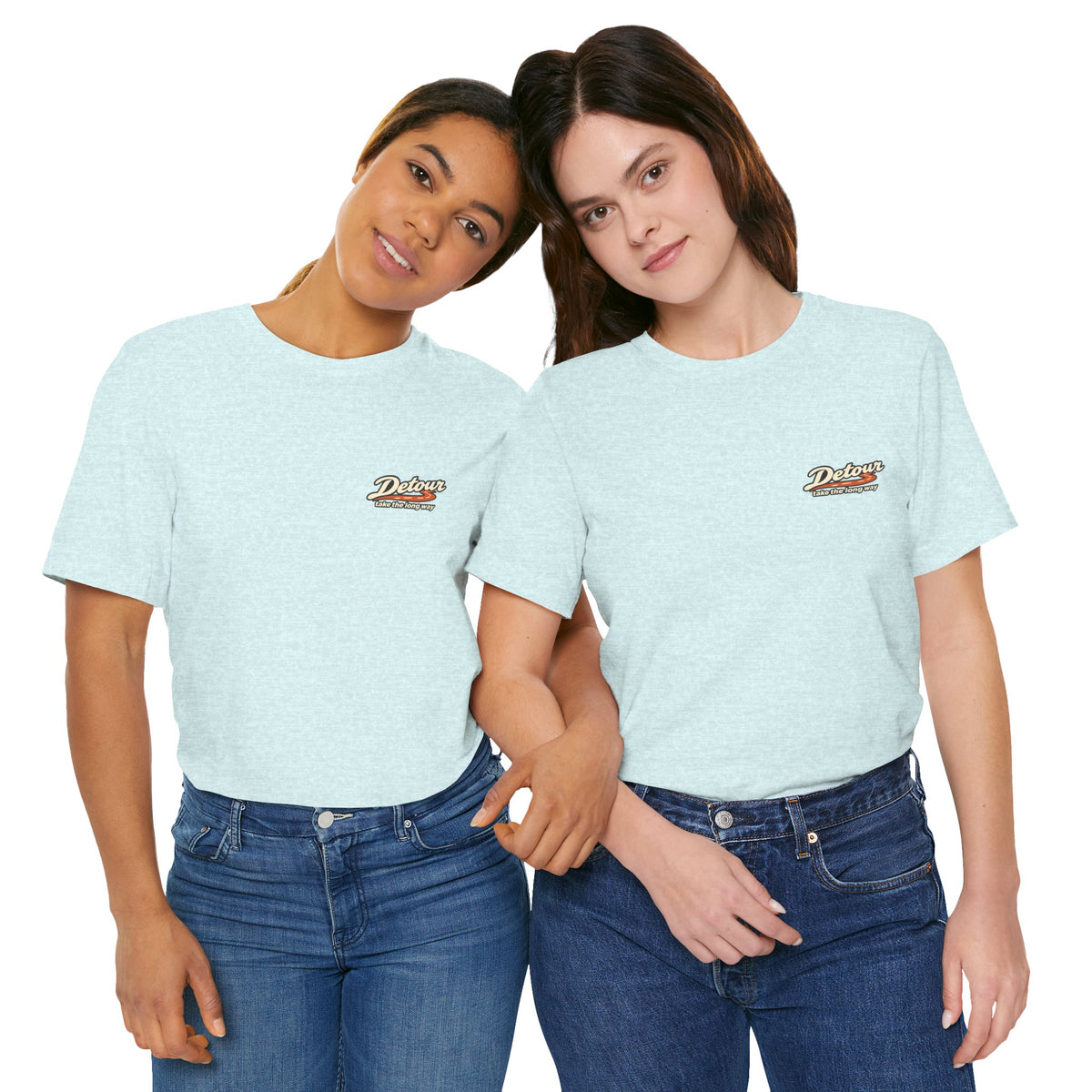 Detour Take the Long Way Road Trip Graphic T-Shirt