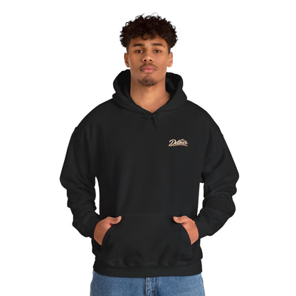 Detour Vintage Hot Rod Hoodie — "Take The Long Way" Classic Car Sweatshirt