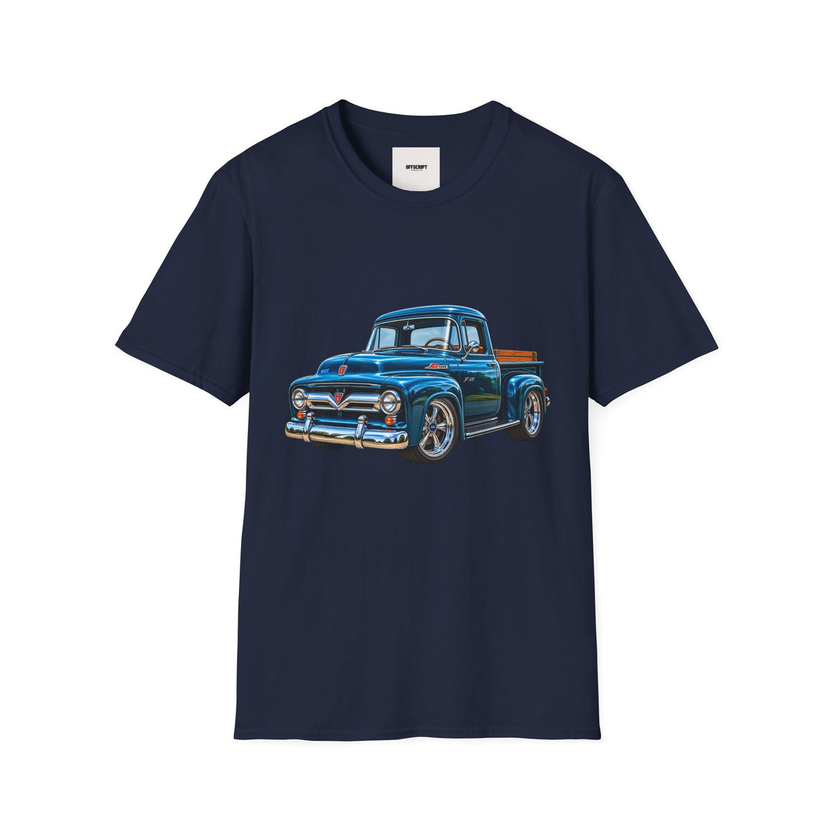 Vintage Blue Pickup T‑Shirt — Classic Retro Truck Graphic Tee