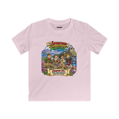 Kids Adventure Tee — 'The Adventures of Langstrom & Pepperwood' Illustrated Storybook Shirt