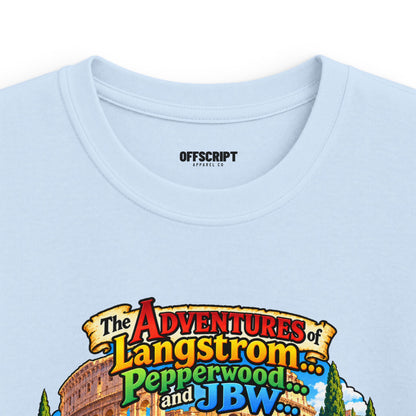 Kids Tee — 'The Adventures of Langstrom & Pepperwood' Illustrated Storybook Design