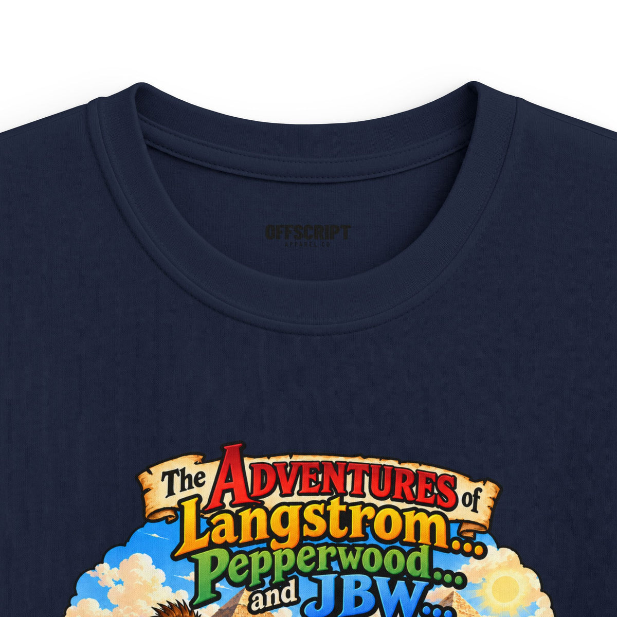 Kids Adventure T‑Shirt — "The Adventures of Langstrom & Pepperwood" Fantasy Design