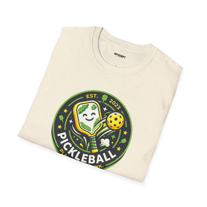 Pickleball Retro Crest T-Shirt — 'Pickleball' Vintage Logo Tee