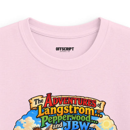Kids Adventure T‑Shirt — "The Adventures of Langstrom & Pepperwood" Fantasy Design