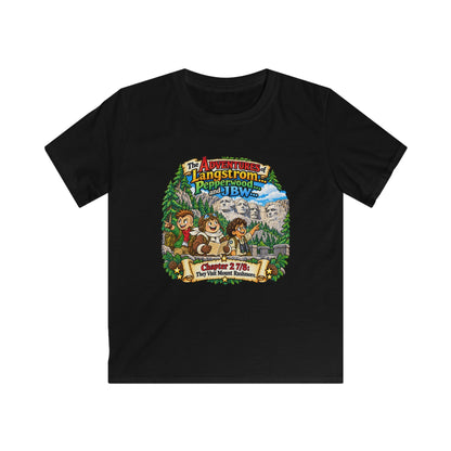 Kids Tee — Adventure of Langstrom Pepperwood Club Vintage Camp Graphic