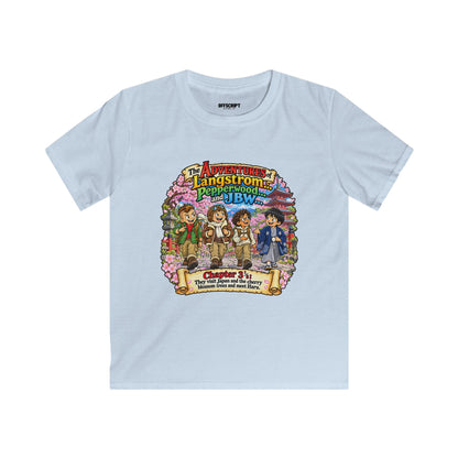 Kids Adventure Tee — 'The Adventure of Langstroth & Pepperwood' Illustrated Story Shirt