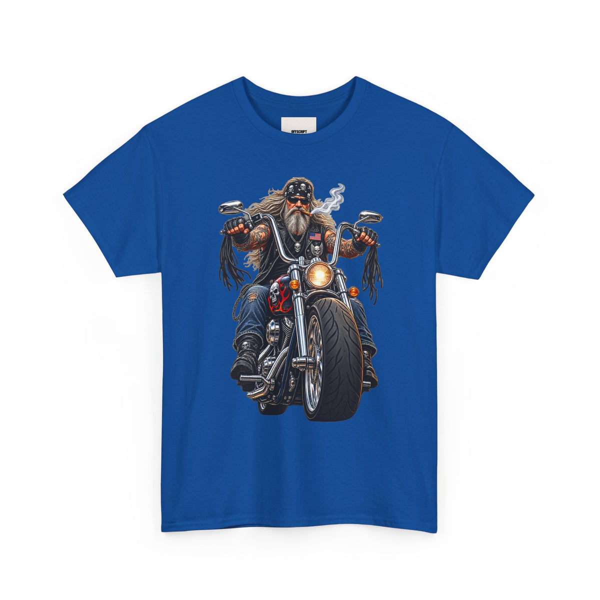 Biker Motorcycle Rider Graphic Tee — Vintage Road Rebel T‑Shirt