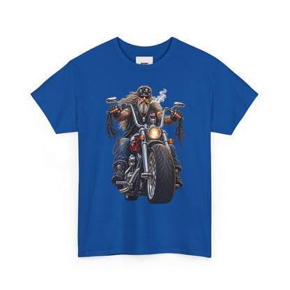 Biker Motorcycle Rider Graphic Tee — Vintage Road Rebel T‑Shirt