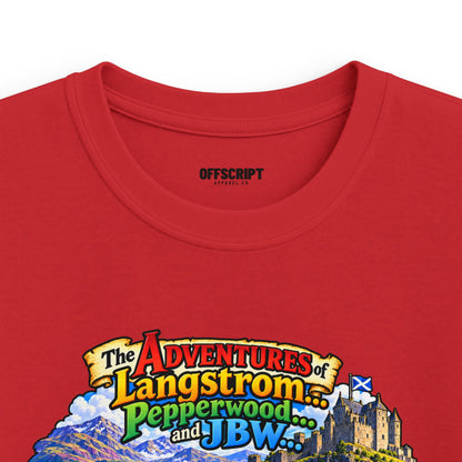 Kids Adventure Tee — 'The Adventures of Langstrom & Pepperwood' Illustrated Storybook Shirt