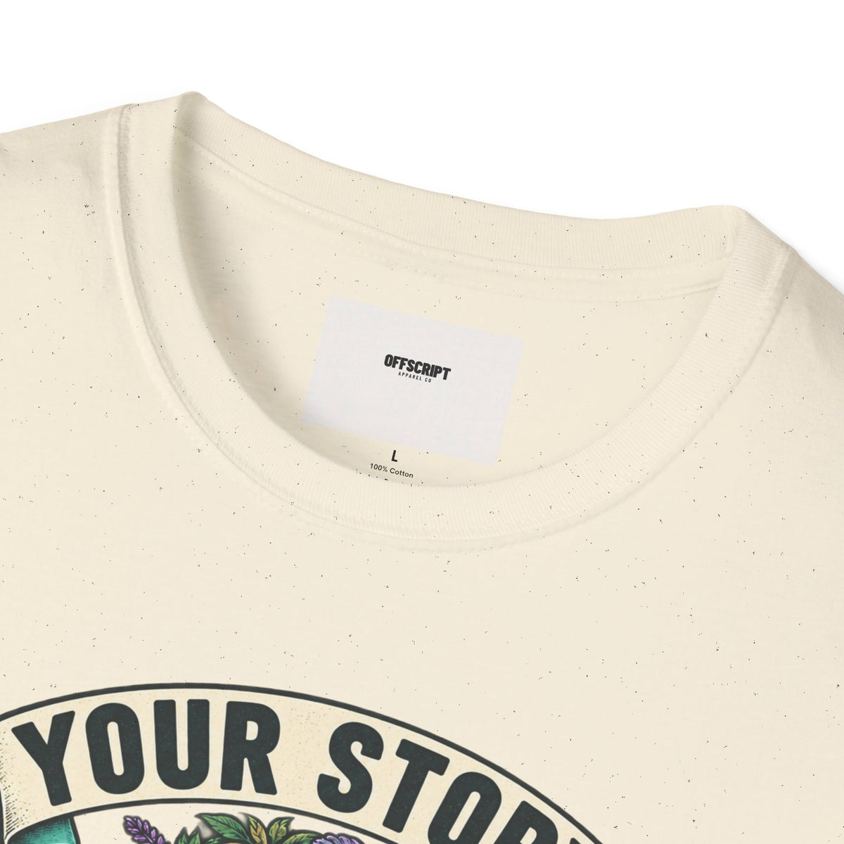 'Your Story Isn't Over' Floral T-Shirt — Inspirational Mental Health Tee