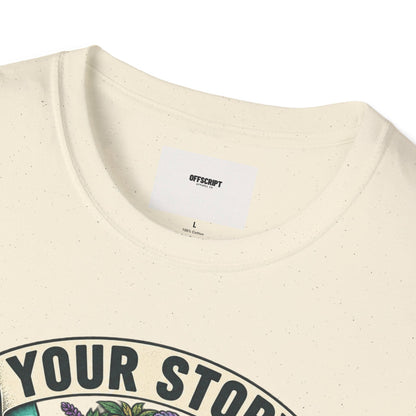 'Your Story Isn't Over' Floral T-Shirt — Inspirational Mental Health Tee