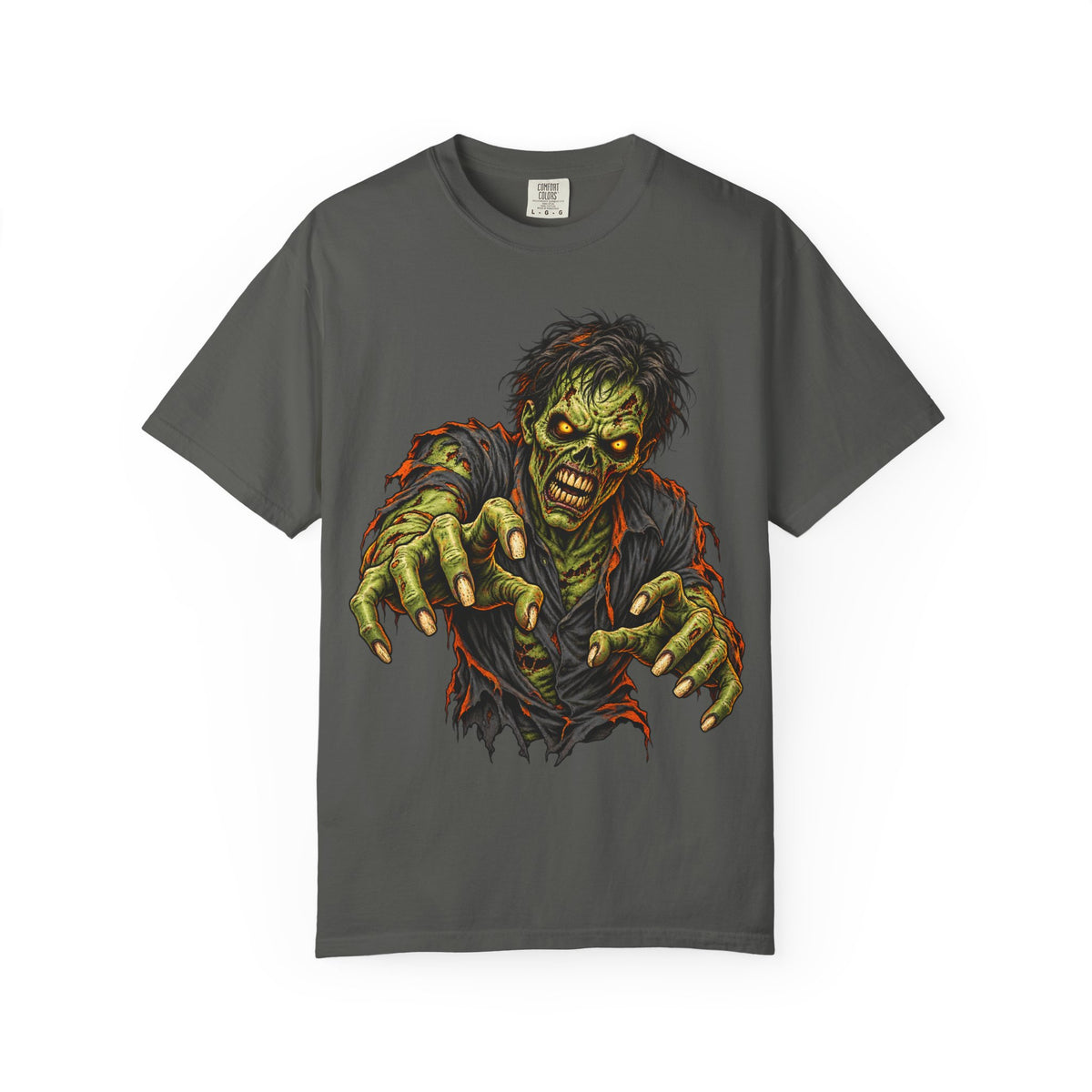 Zombie Attack T‑Shirt — Graphic Horror Tee for Halloween & Horror Fans