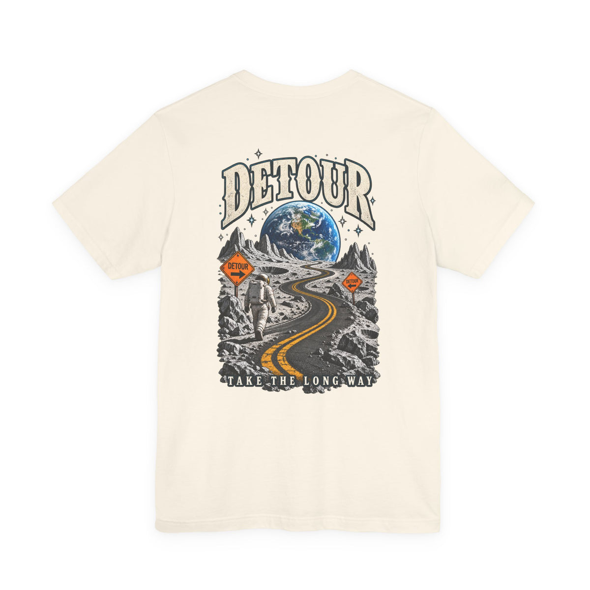 Detour Adventure Tee — 'Take the Long Way' Graphic T‑Shirt