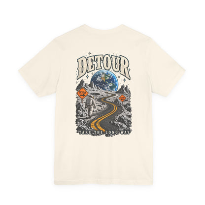 Detour Adventure Tee — 'Take the Long Way' Graphic T‑Shirt