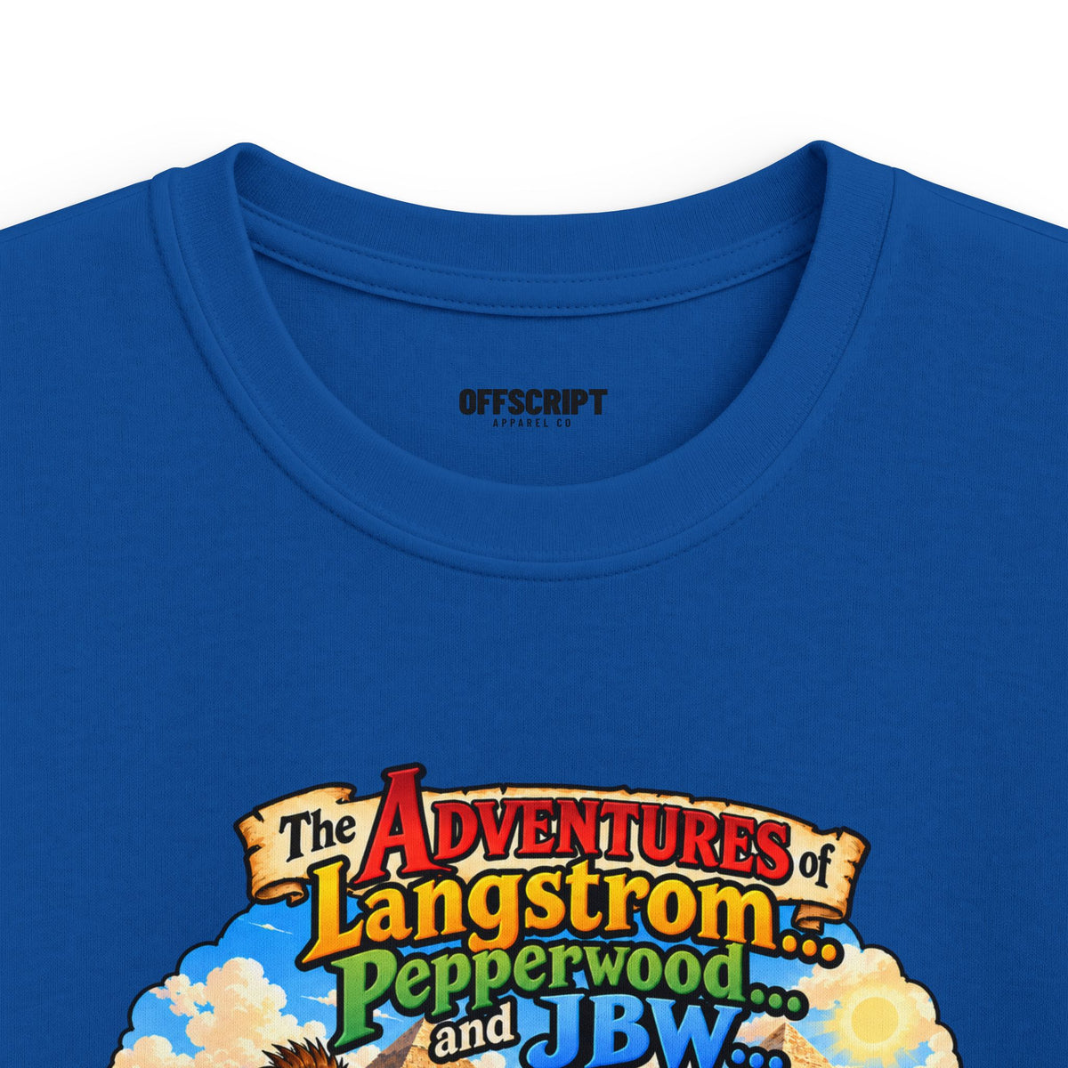 Kids Adventure T‑Shirt — "The Adventures of Langstrom & Pepperwood" Fantasy Design