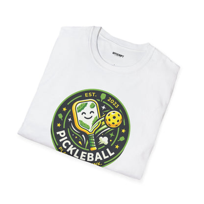 Pickleball Retro Crest T-Shirt — 'Pickleball' Vintage Logo Tee