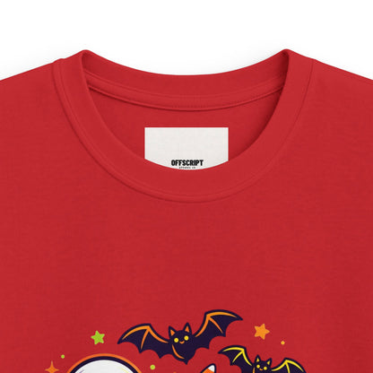 Kids Halloween Tee - Cute Ghost, Jack-O'-Lantern & Black Cat Shirt for Children
