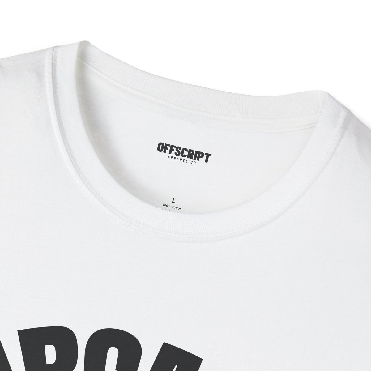 Sarcasm T-Shirt – 'Sarcasm' Bold Graphic Tee with Subtle Script Accent