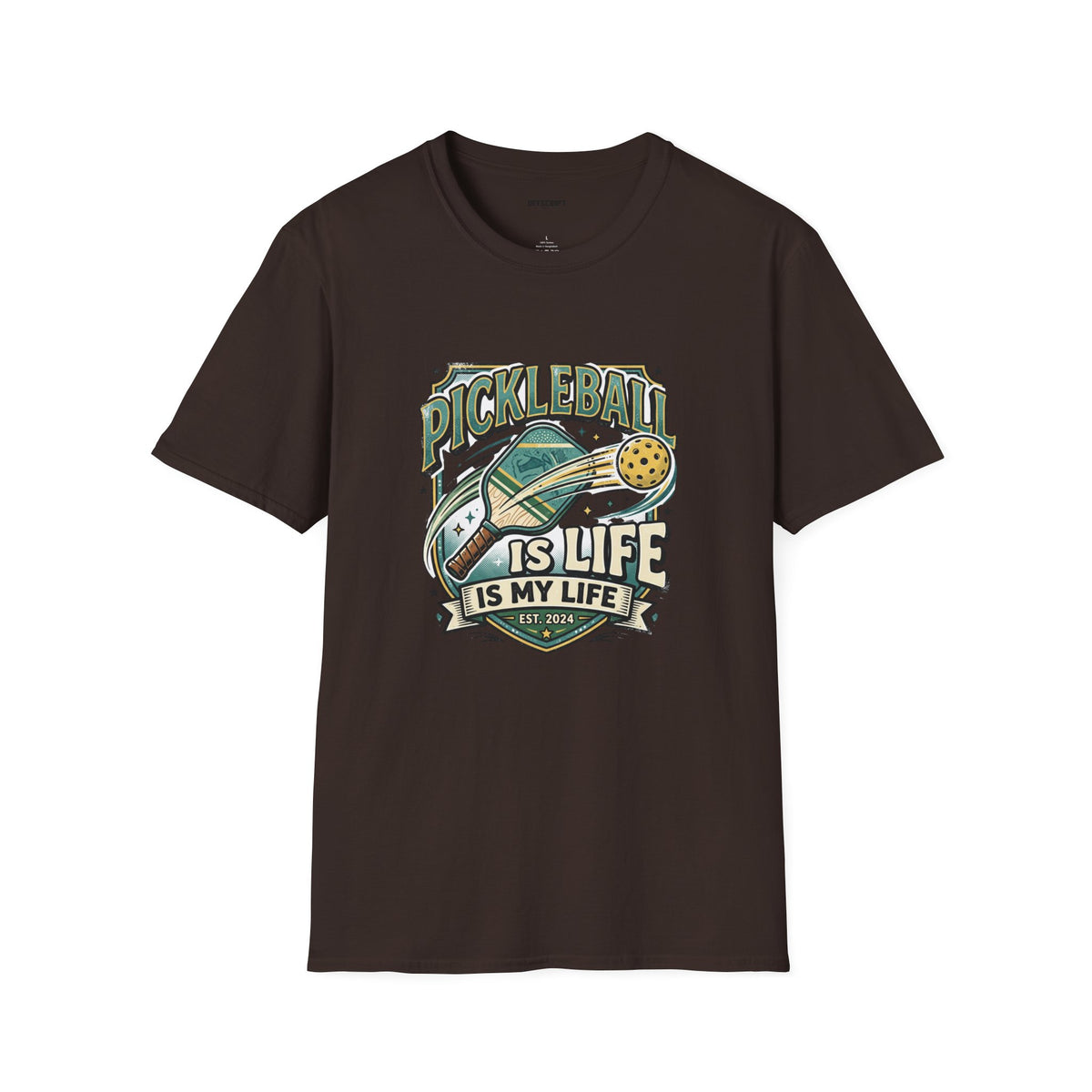 Pickleball Is Life T-Shirt — Retro Paddle & Ball Graphic Tee for Players