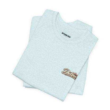 Detour Graphic Tee — 'Detour: Take the Long Way' Vintage Road Trip T‑Shirt