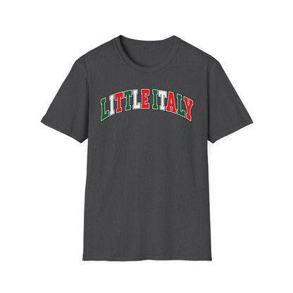 Little Italy T‑Shirt — Italian Flag Arch Graphic Tee