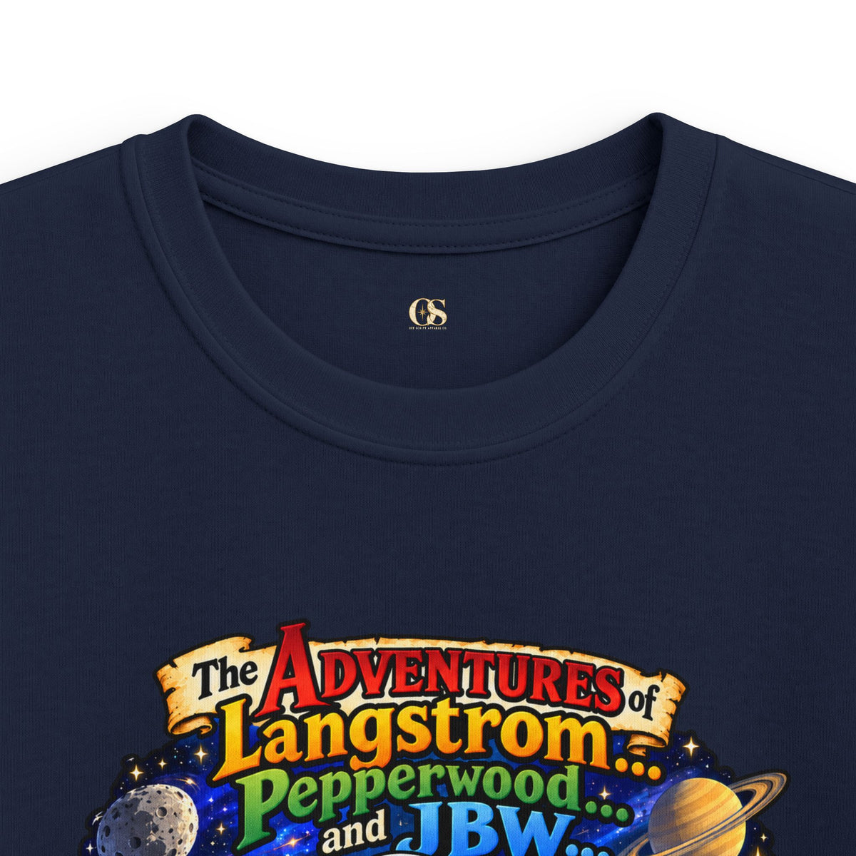 Kids Space Adventure Tee — 'The Adventures of Langstron, Pepperwood & JBW' Rocket Shirt