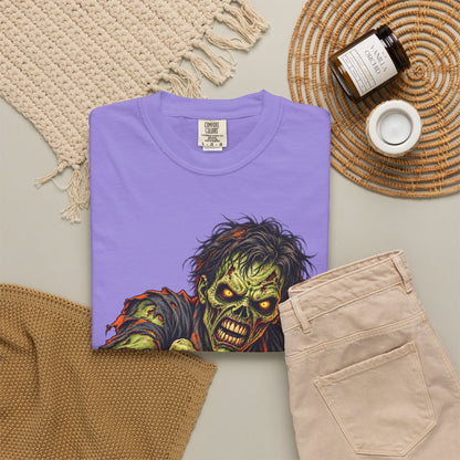 Zombie Attack T‑Shirt — Graphic Horror Tee for Halloween & Horror Fans