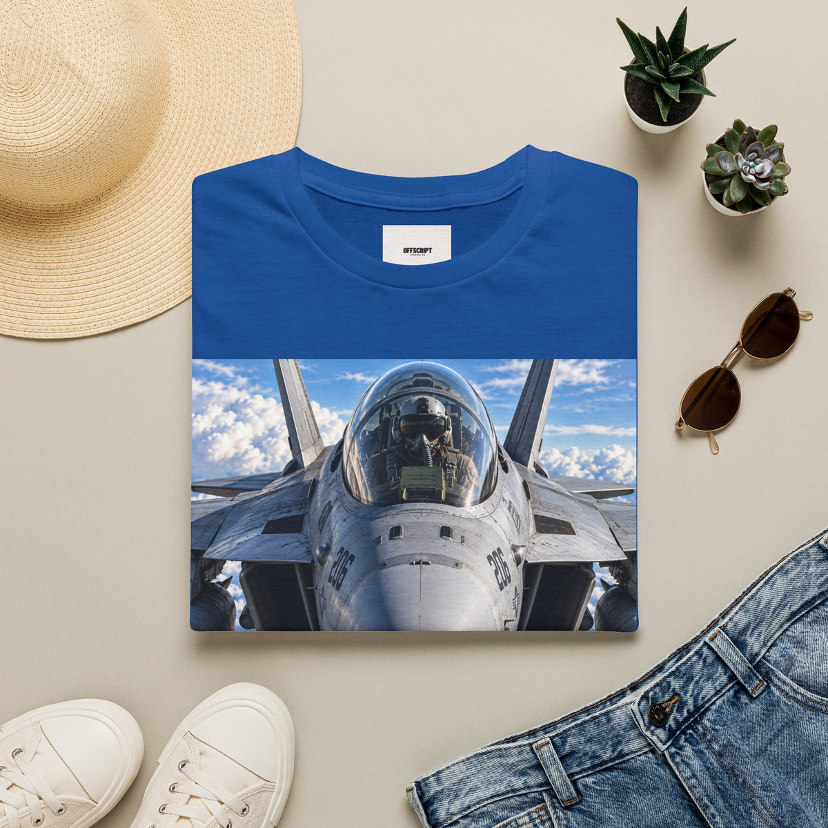 Fighter Jet Pilot Photo T-Shirt