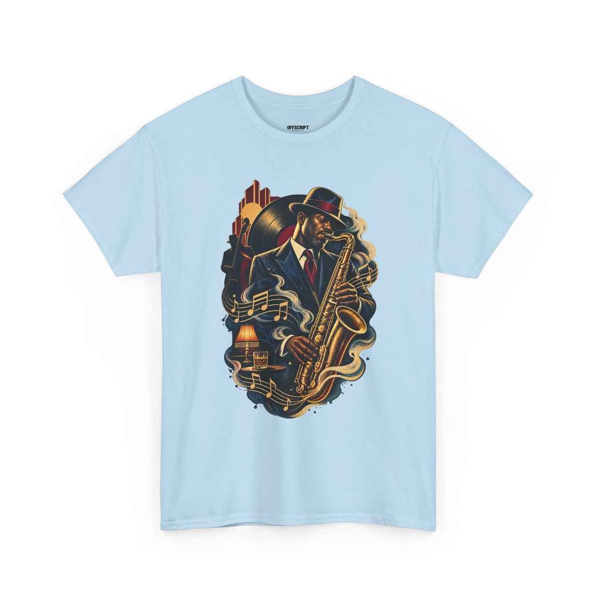 Saxophone Jazz Musician T-Shirt — Vintage Sax Player Tee