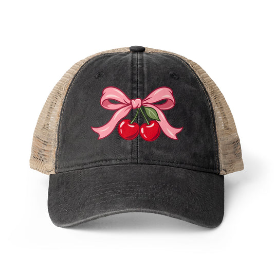 Women's Washed Mesh-Back Cap