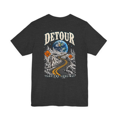 Detour Adventure Tee — 'Take the Long Way' Graphic T‑Shirt