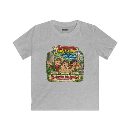 Kids Adventure T‑Shirt — "The Adventures of Langstrom & Pepperwood" Cartoon Tee