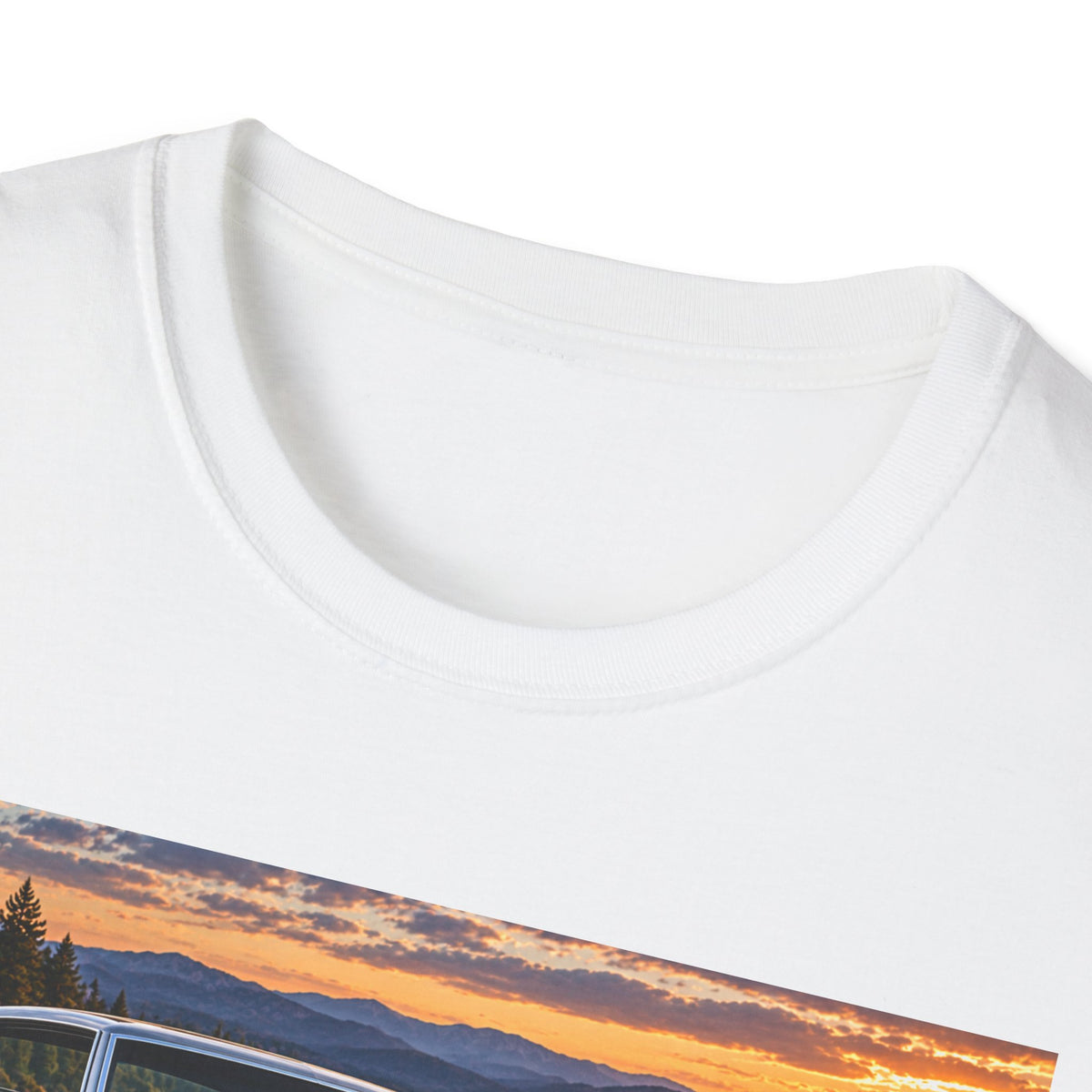 Classic Muscle Car T-Shirt – Vintage Oldsmobile Sunset Graphic Tee