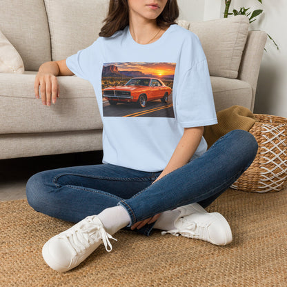 Classic Muscle Car Sunset T-Shirt