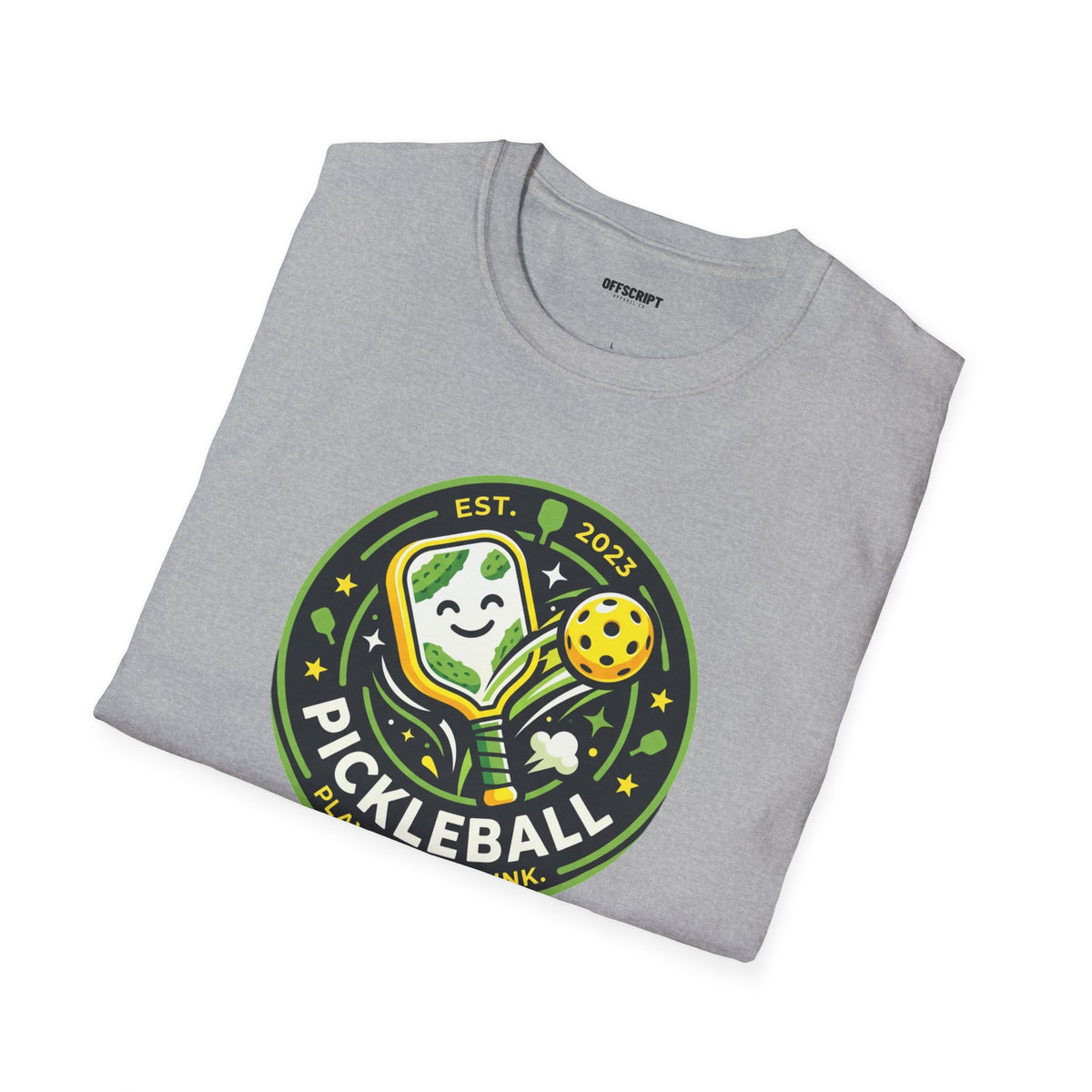 Pickleball Retro Crest T-Shirt — 'Pickleball' Vintage Logo Tee
