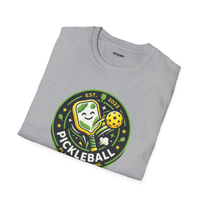 Pickleball Retro Crest T-Shirt — 'Pickleball' Vintage Logo Tee