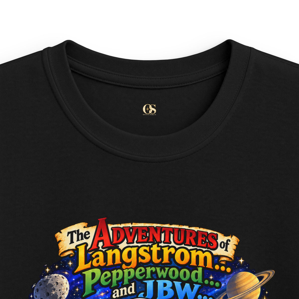 Kids Space Adventure Tee — 'The Adventures of Langstron, Pepperwood & JBW' Rocket Shirt