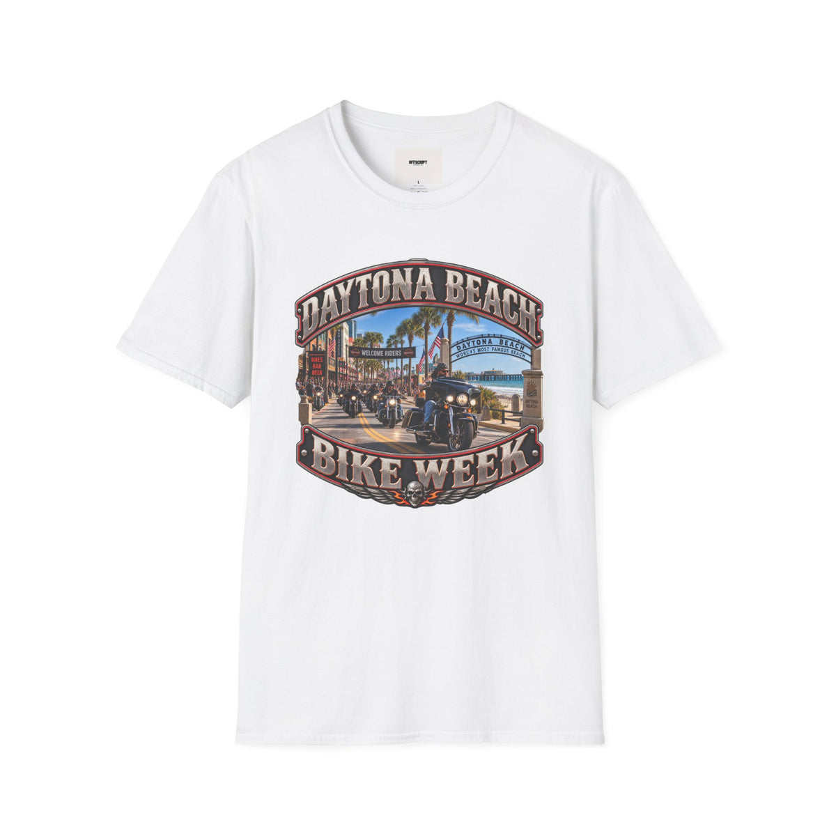 Daytona Beach Bike Week T-Shirt — Vintage Motorcycle Rally Tee