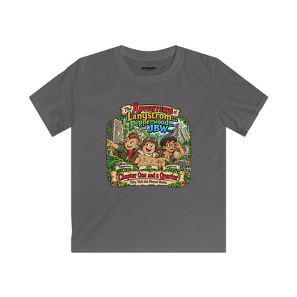 Kids Adventure T‑Shirt — "The Adventures of Langstrom & Pepperwood" Cartoon Tee