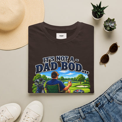 Golf Dad T-Shirt — "It’s Not a Dad Bod… It’s a Fuel Tank for More Golf"