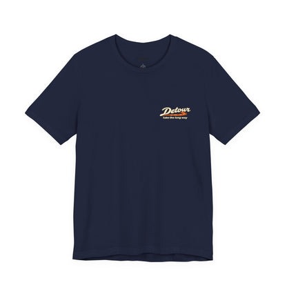 Detour Take the Long Way Road Trip Graphic T-Shirt